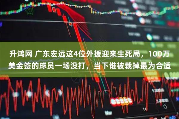 升鸿网 广东宏远这4位外援迎来生死局，100万美金签的球员一场没打，当下谁被裁掉最为合适